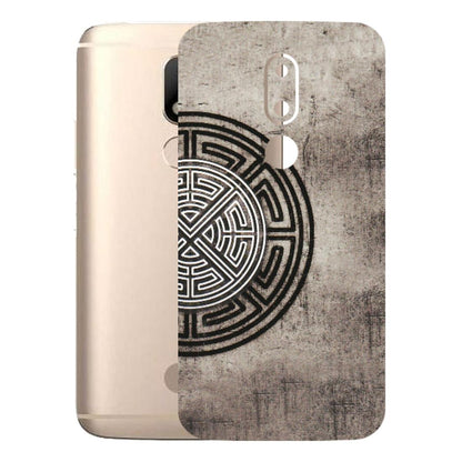 Motorola Phone Skins (All Models) - Mysterious Circular Design - 3D Embossed Finish (L-63) Motorola Moto M