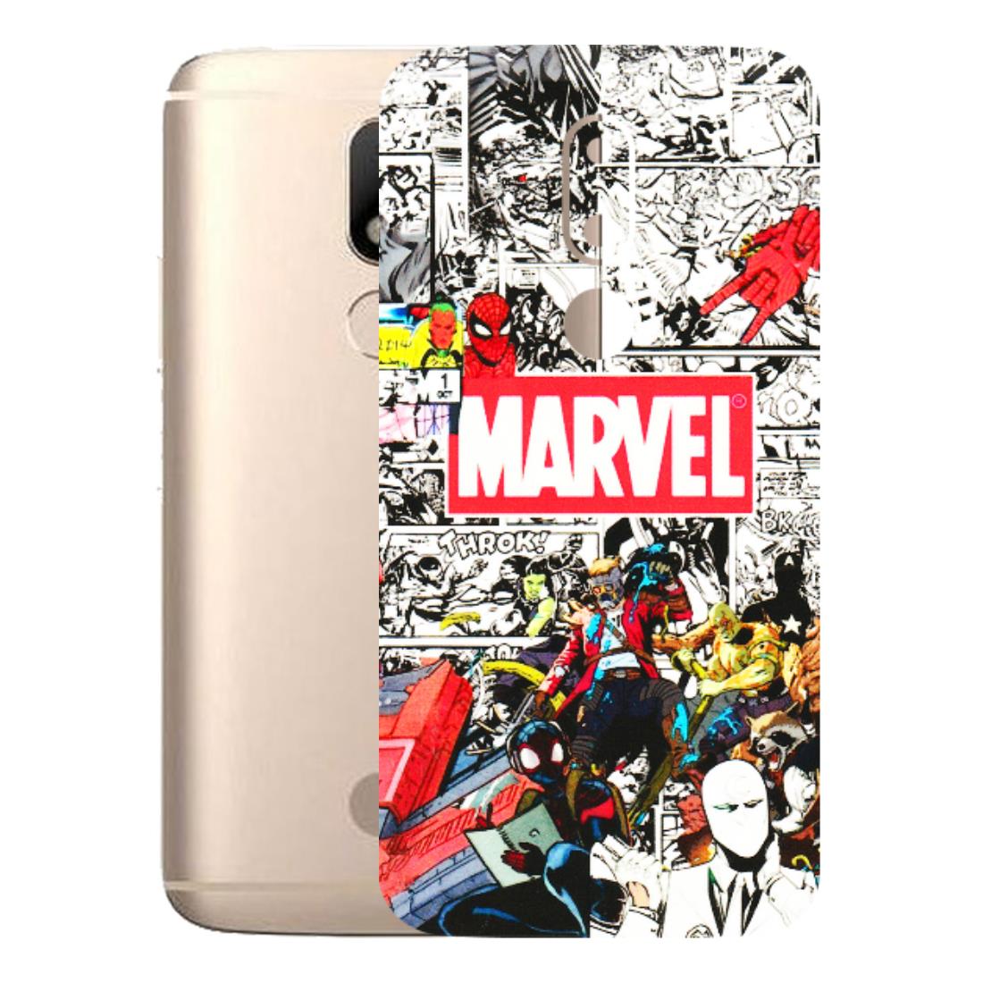Motorola Phone Skins (All Models) - Marvel Colorful Comic - 3D Embossed Finish (L-64) Motorola Moto M