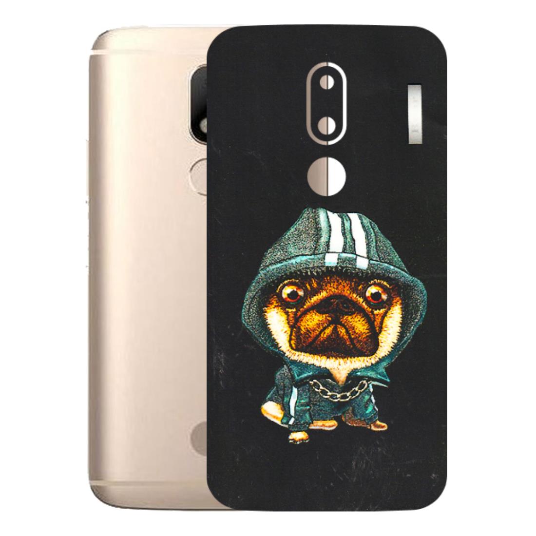 Motorola Phone Skins (All Models) - Puppy N Hoodie - 3D Embossed Finish (L-90) Motorola Moto M