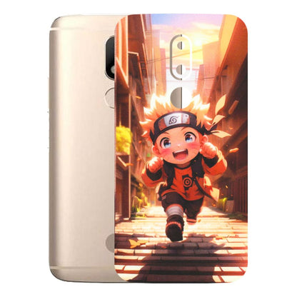 Motorola Phone Skins (All Models) - Naruto Cute Toon Running - Matte Finish (M-04) Motorola Moto M
