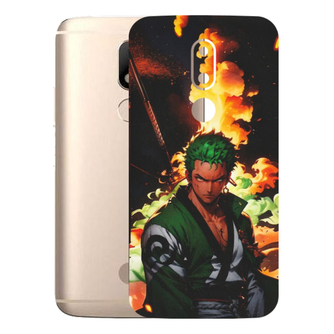 Motorola Phone Skins (All Models) - Roronoa Zoro - Matte Finish (M-102) Motorola Moto M
