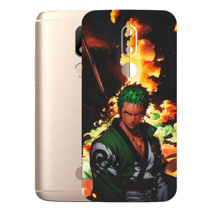 Motorola Phone Skins (All Models) - Roronoa Zoro - Matte Finish (M-102) Motorola Moto M