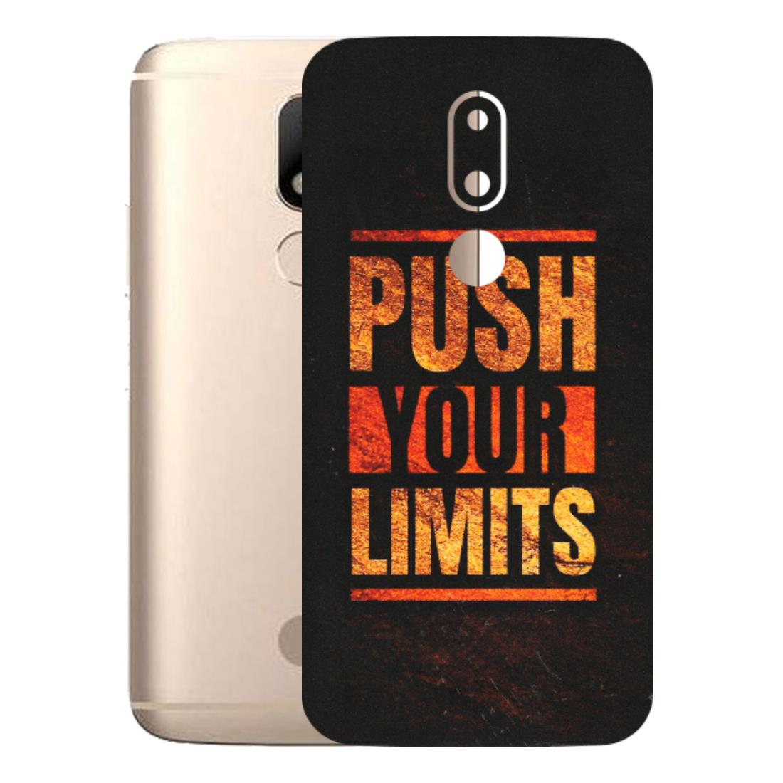 Motorola Phone Skins (All Models) - Push Your Limits - Matte Finish (M-118) Motorola Moto M