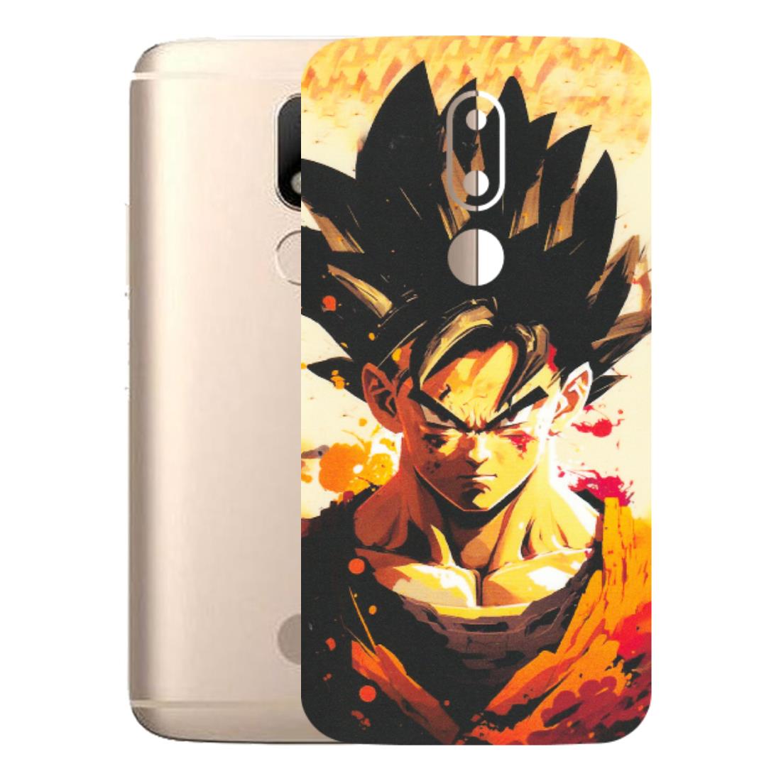 Motorola Phone Skins (All Models) - Angry Goku - Matte Finish (M-12) Motorola Moto M