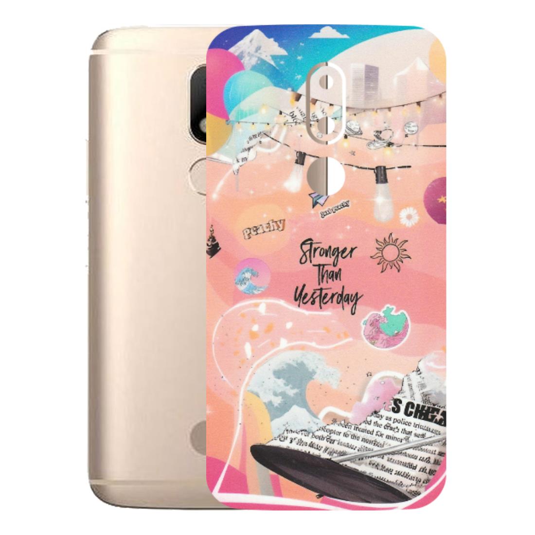 Motorola Phone Skins (All Models) - Stronger Then Yesterday - Matte Finish (M-128) Motorola Moto M