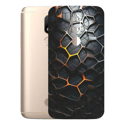 Motorola Phone Skins (All Models) - New Abstract Graphite Tiles - Matte Finish (M-130) Motorola Moto M