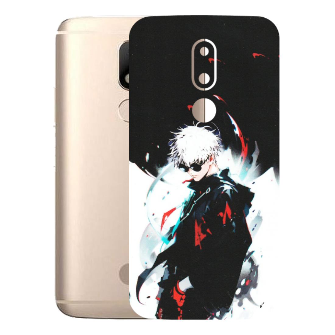 Motorola Phone Skins (All Models) - Gojo Powerful Charater Kaisen Anime - Matte Finish (M-144) Motorola Moto M