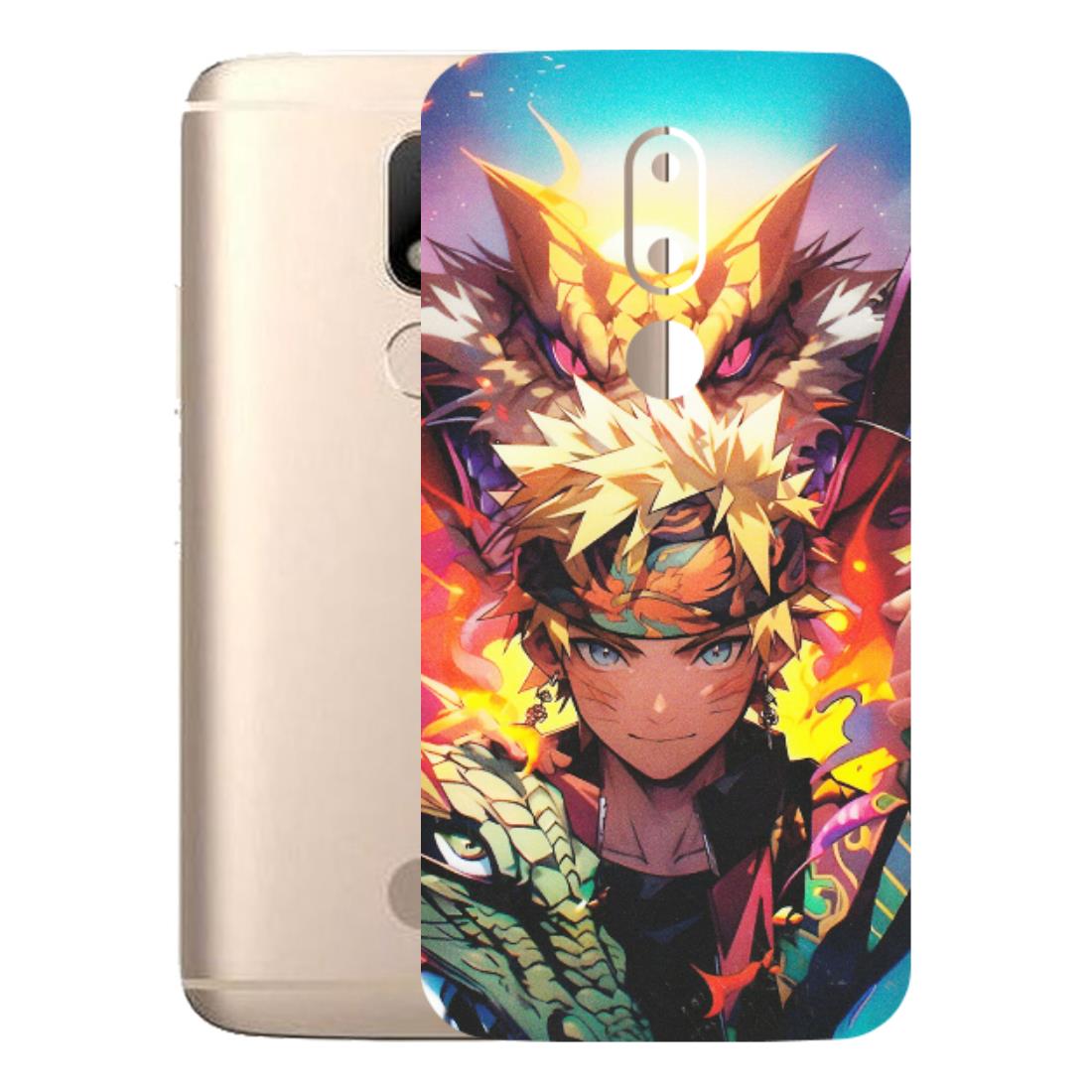 Motorola Phone Skins (All Models) - Angry Naruto Anime - Matte Finish (M-148) Motorola Moto M