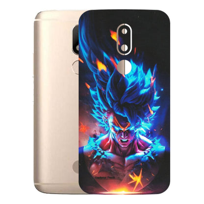 Motorola Phone Skins (All Models) - Angry Goku Dragon Ball Anime - Matte Finish (M-150) Motorola Moto M