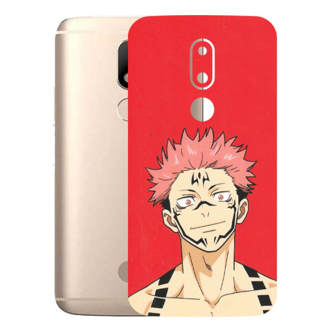 Motorola Phone Skins (All Models) - Ryomen Sukuna Fun Anime - Matte Finish (M-153) Motorola Moto M