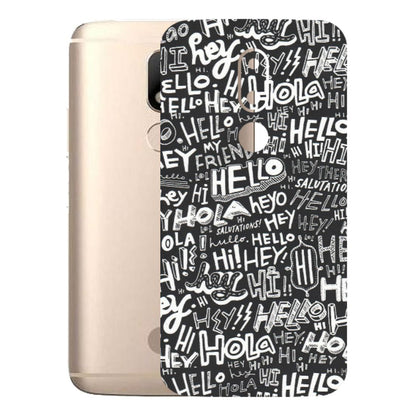 Motorola Phone Skins (All Models) - Hi Hello Doodles - Matte Finish (M-25) Motorola Moto M