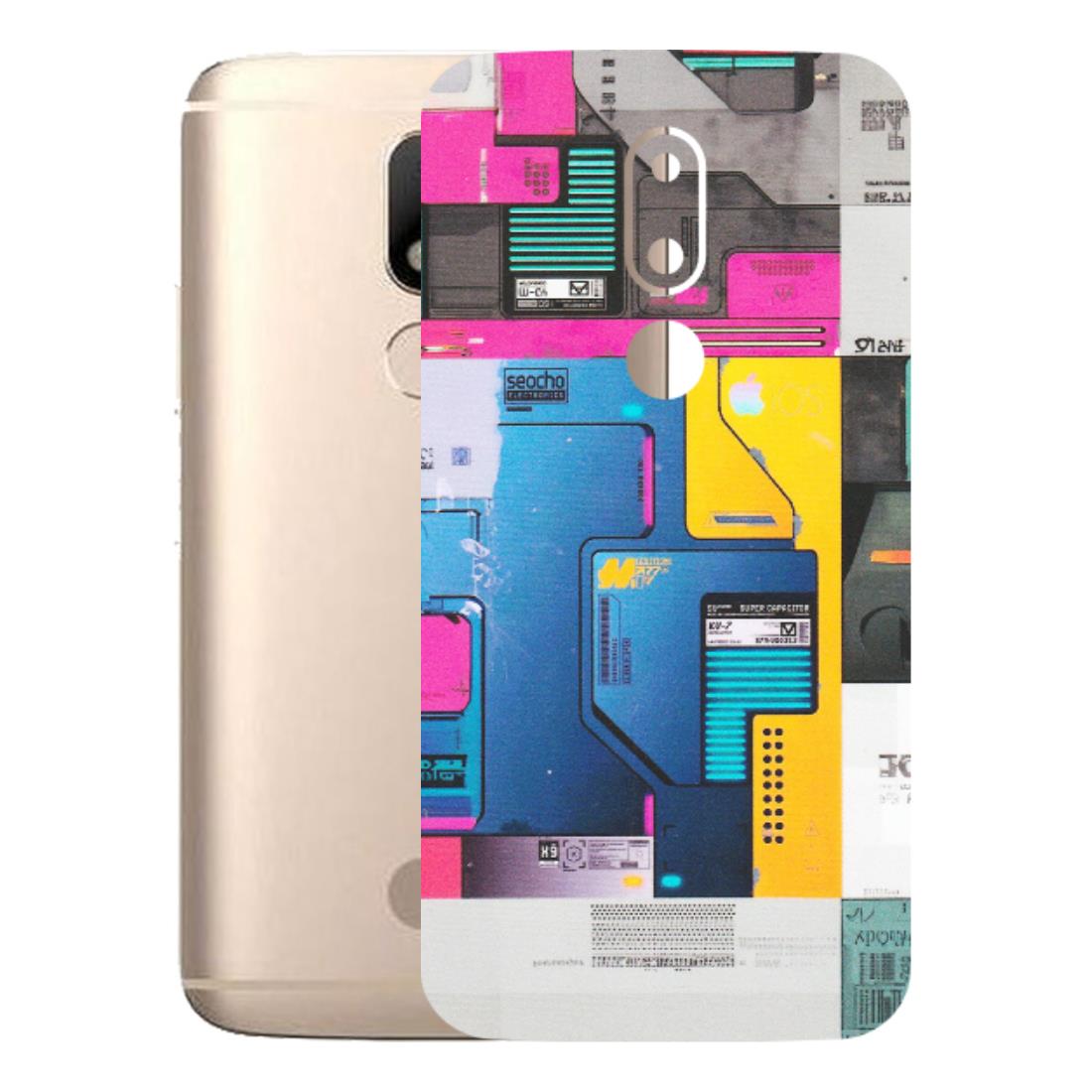 Motorola Phone Skins (All Models) - Colourfull Motherboard Internals - Matte Finish (M-55) Motorola Moto M