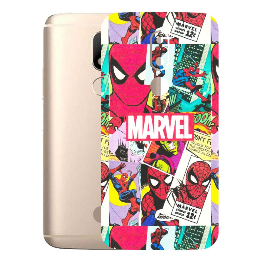 Motorola Phone Skins (All Models) - Marvel Comic Spiderman Grafitti - Matte Finish (M-72) Motorola Moto M