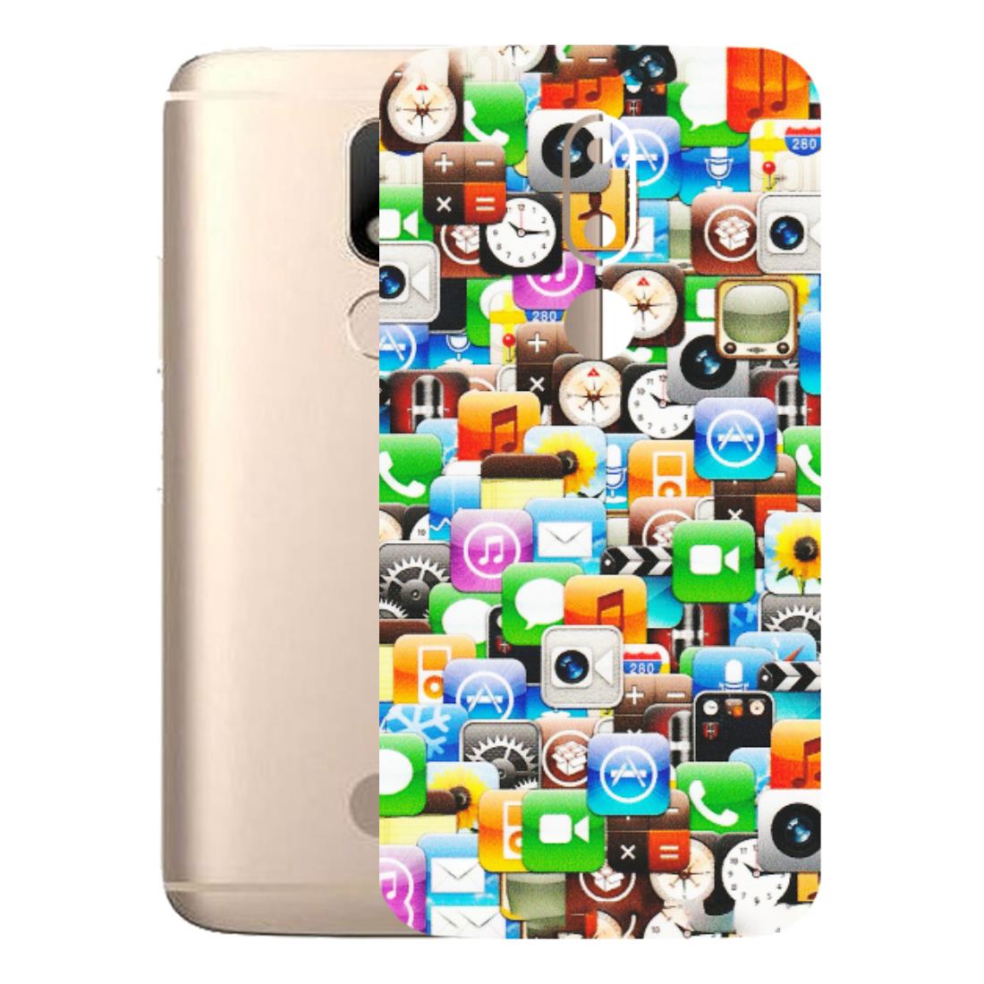 Motorola Phone Skins (All Models) - All Apple Icons - Matte Finish (M-93) Motorola Moto M