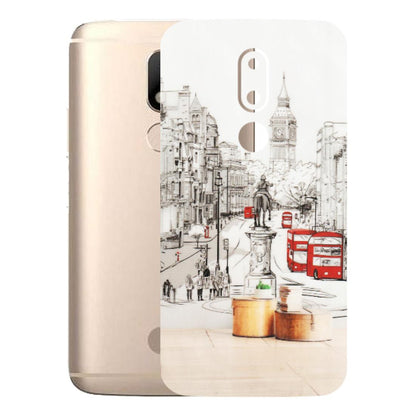 Motorola Phone Skins (All Models) - London Street - Transparent Finish (T-02) Motorola Moto M
