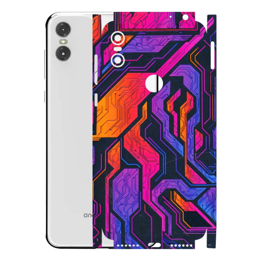 Motorola Phone Skins (All Models) - Tech Circuits Futuristic - 3D Embossed Finish (L-07) Motorola Moto One