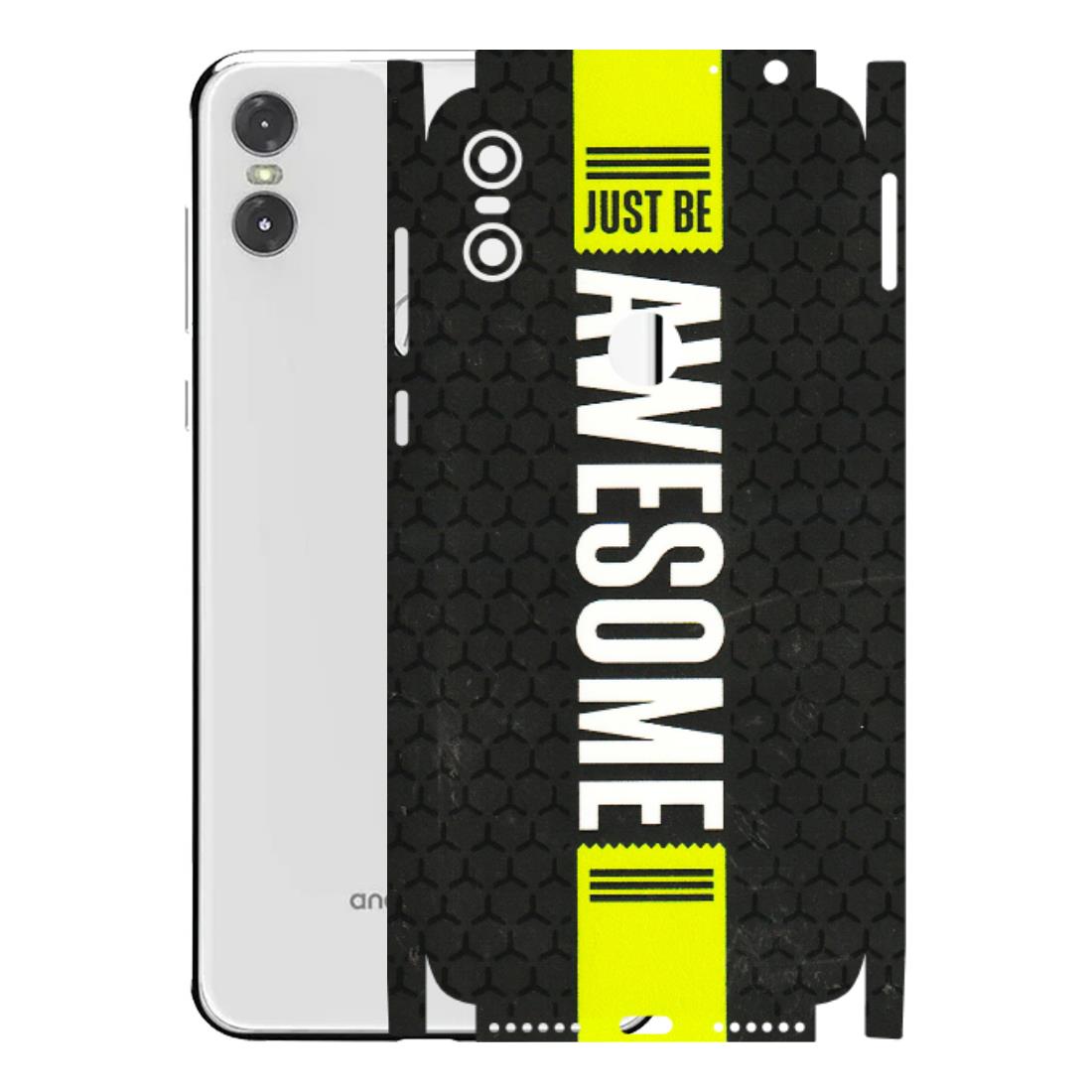 Motorola Phone Skins (All Models) - Just Be Awesome - 3D Embossed Finish (L-101) Motorola Moto One