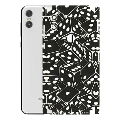 Motorola Phone Skins (All Models) - Big Black Dices - 3D Embossed Finish (L-106) Motorola Moto One