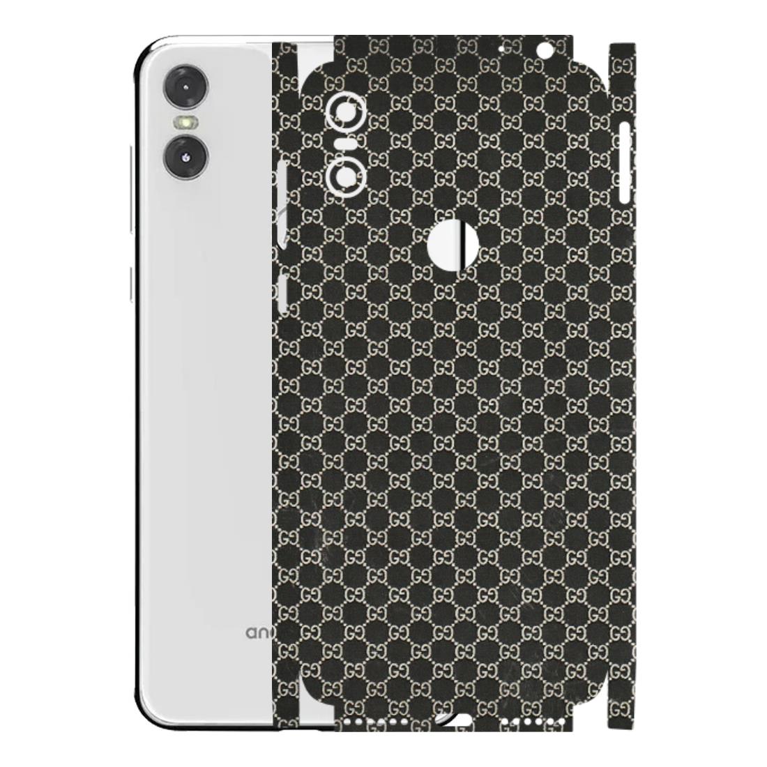 Motorola Phone Skins (All Models) - Black G Print - 3D Embossed Finish (L-109) Motorola Moto One