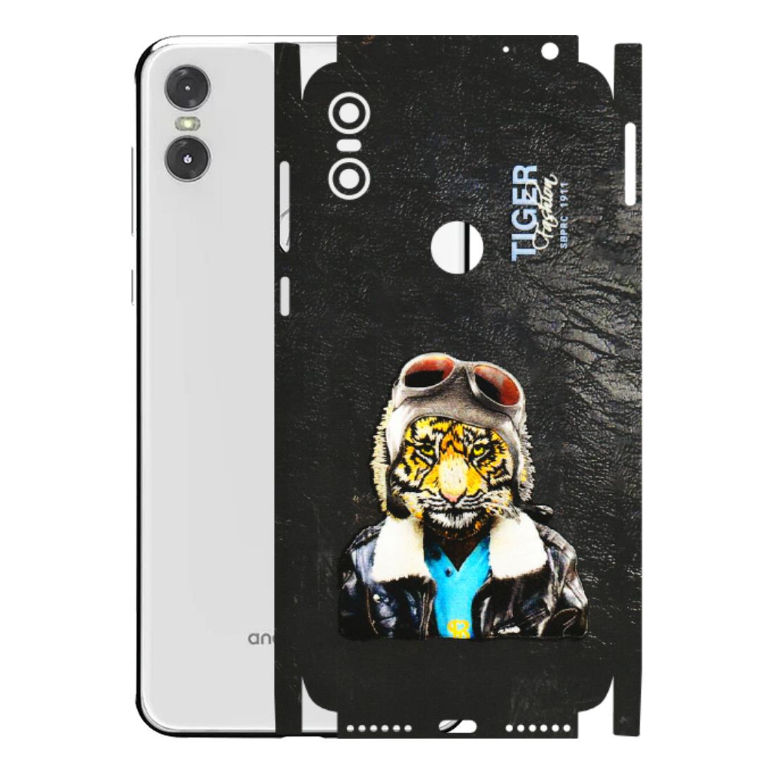 Motorola Phone Skins (All Models) - Rider Tiger - 3D Embossed Finish (L-113) Motorola Moto One