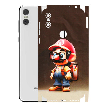 Motorola Phone Skins (All Models) - Little Mario - 3D Embossed Finish (L-119) Motorola Moto One