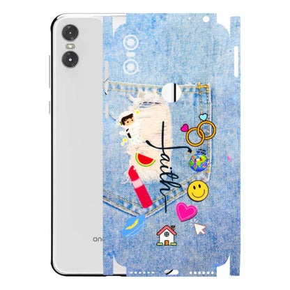 Motorola Phone Skins (All Models) - Denim Jeans Pocket - 3D Embossed Finish (L-134) Motorola Moto One