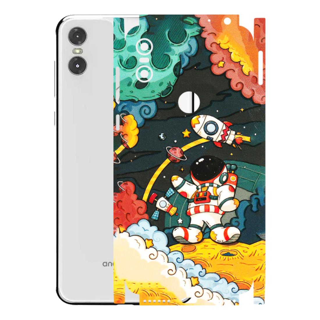 Motorola Phone Skins (All Models) - Astronauts & Spaceship - 3D Embossed Finish (L-145) Motorola Moto One