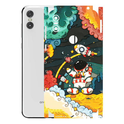 Motorola Phone Skins (All Models) - Astronauts & Spaceship - 3D Embossed Finish (L-145) Motorola Moto One