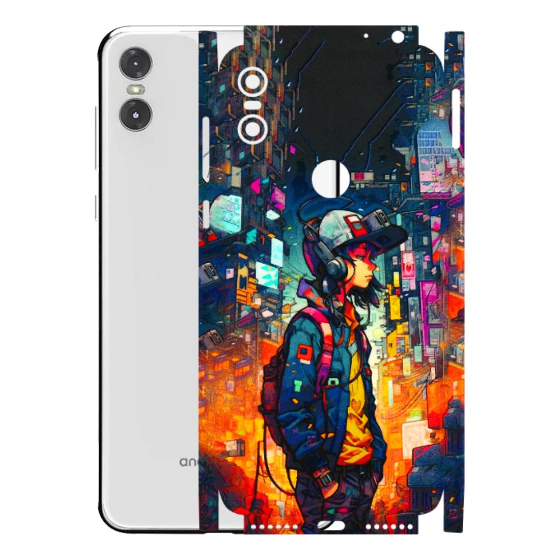 Motorola Phone Skins (All Models) - Street Anime Guy - 3D Embossed Finish (L-158) Motorola Moto One