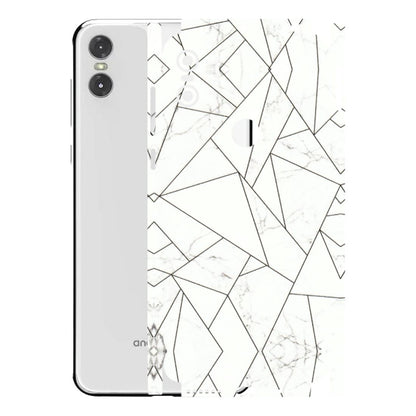 Motorola Phone Skins (All Models) - Luxury White Marble Effect - 3D Embossed Finish (L-168) Motorola Moto One