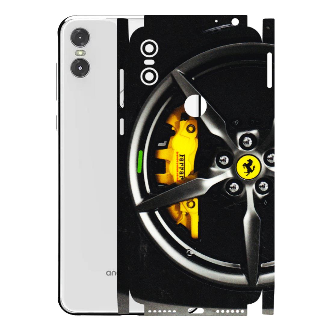 Motorola Phone Skins (All Models) - Ferrari Wheel Alloy - 3D Embossed Finish (L-173) Motorola Moto One