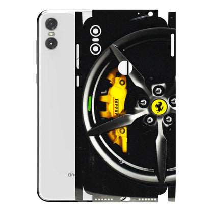 Motorola Phone Skins (All Models) - Ferrari Wheel Alloy - 3D Embossed Finish (L-173) Motorola Moto One