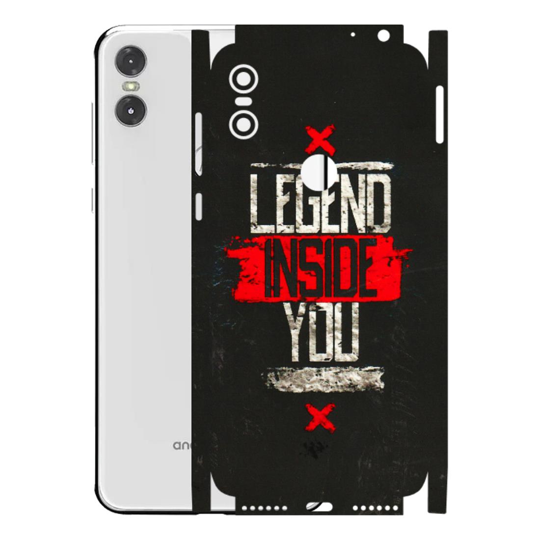 Motorola Phone Skins (All Models) - Legend Inside You - 3D Embossed Finish (L-186) Motorola Moto One