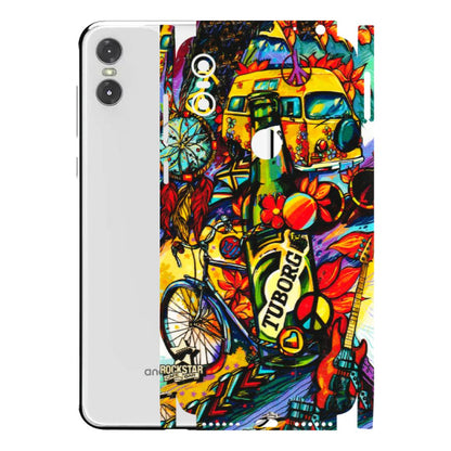 Motorola Phone Skins (All Models) - Cool Beer Bottle - 3D Embossed Finish (L-193) Motorola Moto One