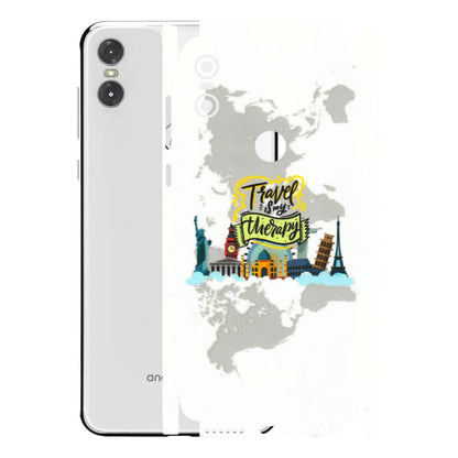 Motorola Phone Skins (All Models) - Travel Therapy - 3D Embossed Finish (L-199) Motorola Moto One