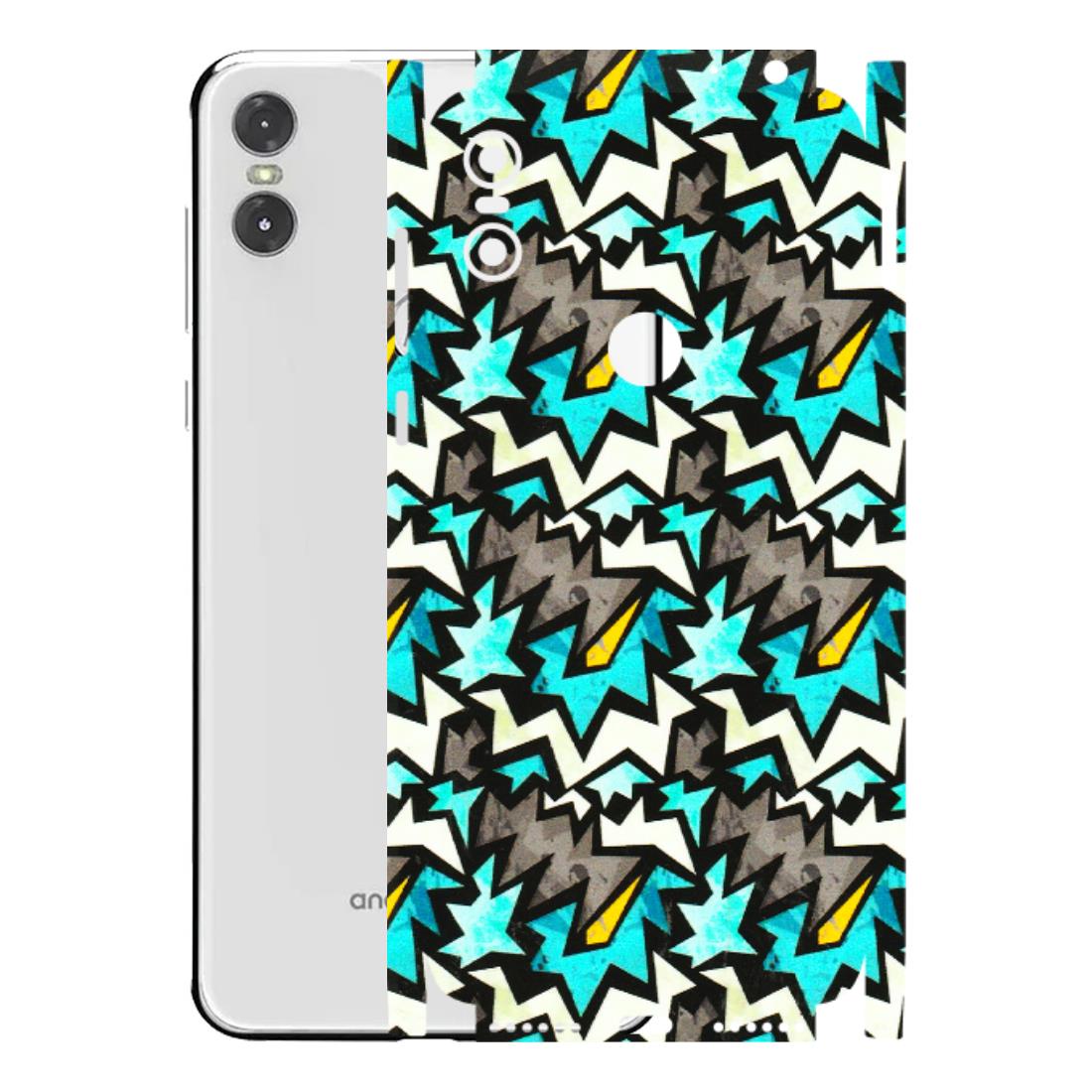 Motorola Phone Skins (All Models) - Funky Zig Zag - 3D Embossed Finish (L-223) Motorola Moto One