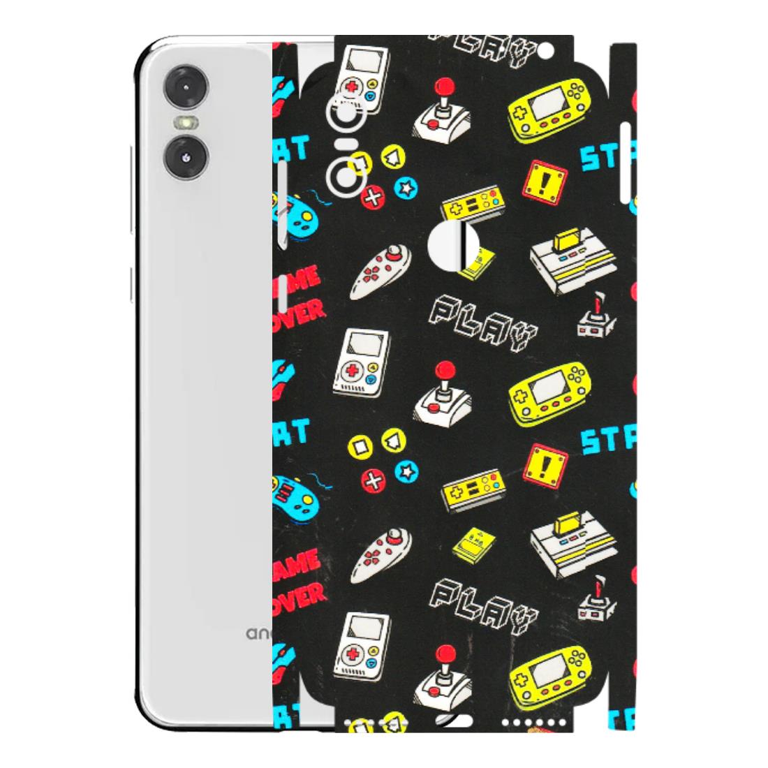 Motorola Phone Skins (All Models) - Gaming Doodles - 3D Embossed Finish (L-224) Motorola Moto One