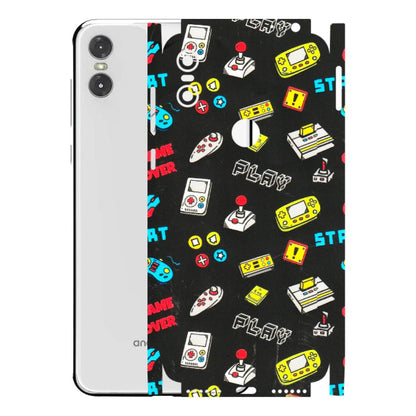 Motorola Phone Skins (All Models) - Gaming Doodles - 3D Embossed Finish (L-224) Motorola Moto One