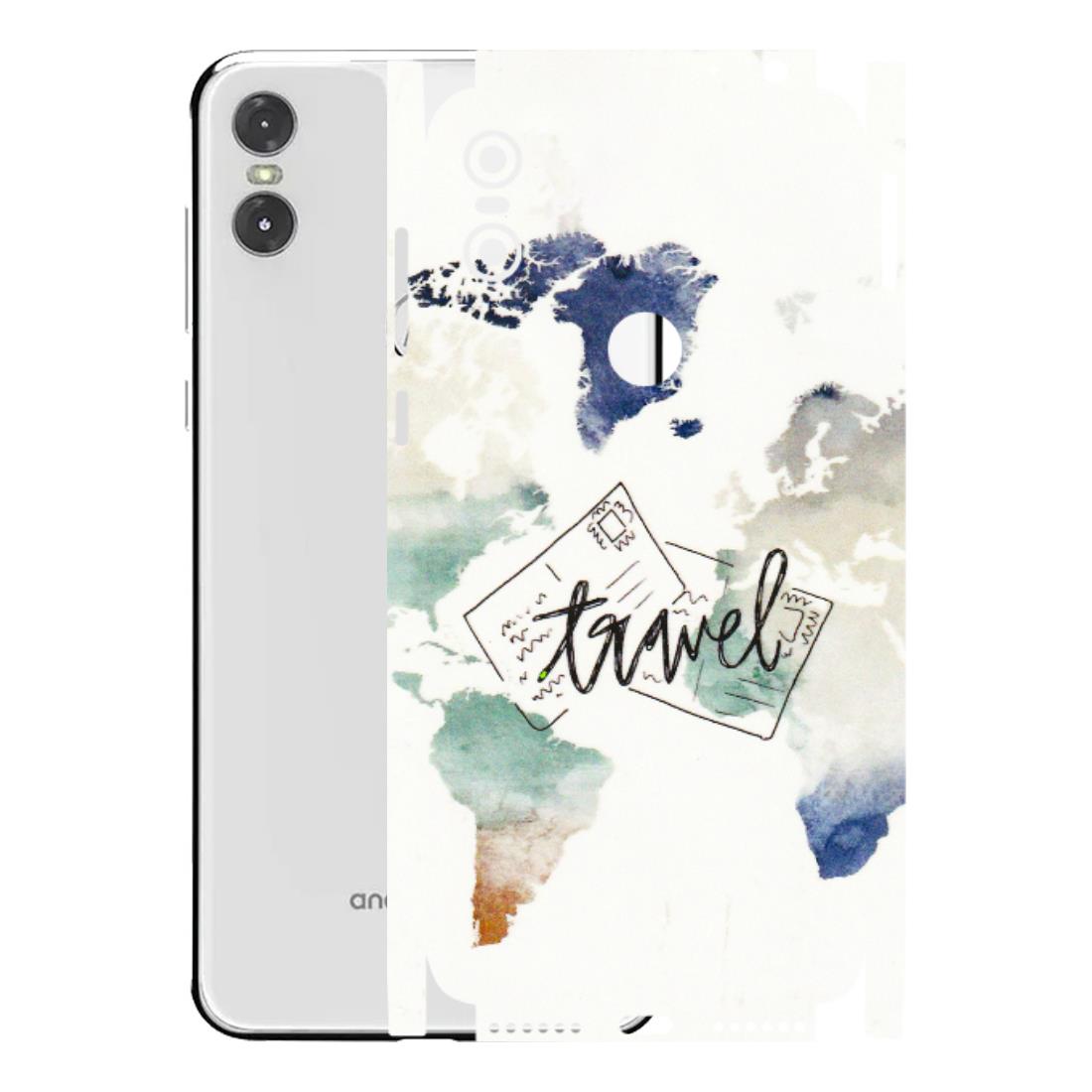 Motorola Phone Skins (All Models) - Travel The World - 3D Embossed Finish (L-232) Motorola Moto One