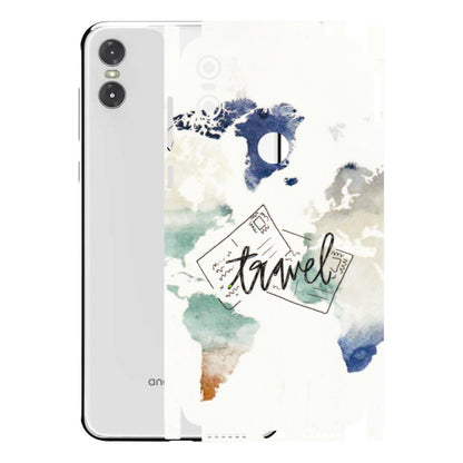 Motorola Phone Skins (All Models) - Travel The World - 3D Embossed Finish (L-232) Motorola Moto One