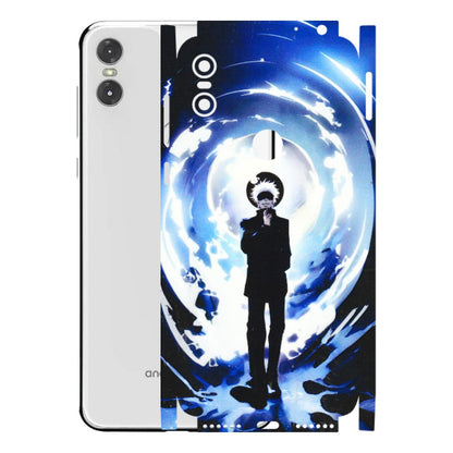 Motorola Phone Skins (All Models) - Satoru Gojo Dark Blue - 3D Embossed Finish (L-235) Motorola Moto One