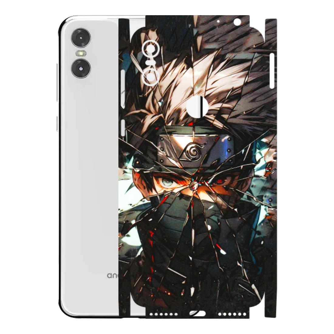 Motorola Phone Skins (All Models) - Kakashi Shattered Glass Effect - 3D Embossed Finish (L-237) Motorola Moto One