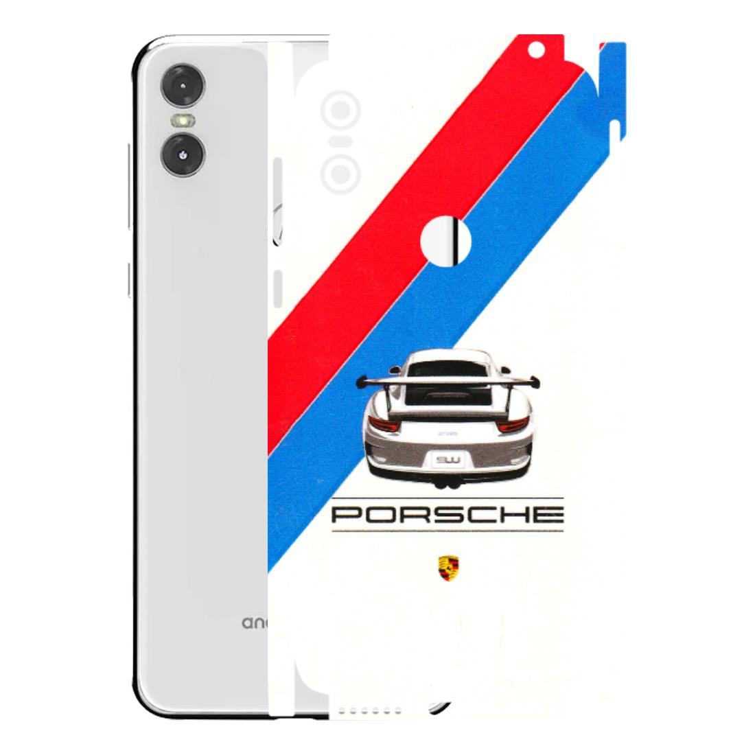 Motorola Phone Skins (All Models) - Porche Car Sober Logo - 3D Embossed Finish (L-248) Motorola Moto One