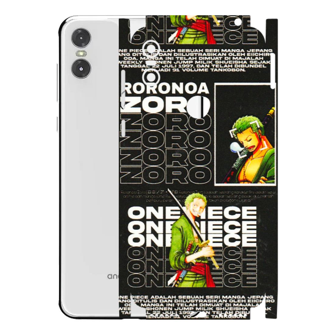 Motorola Phone Skins (All Models) - One Piece Zoro - 3D Embossed Finish (L-250) Motorola Moto One