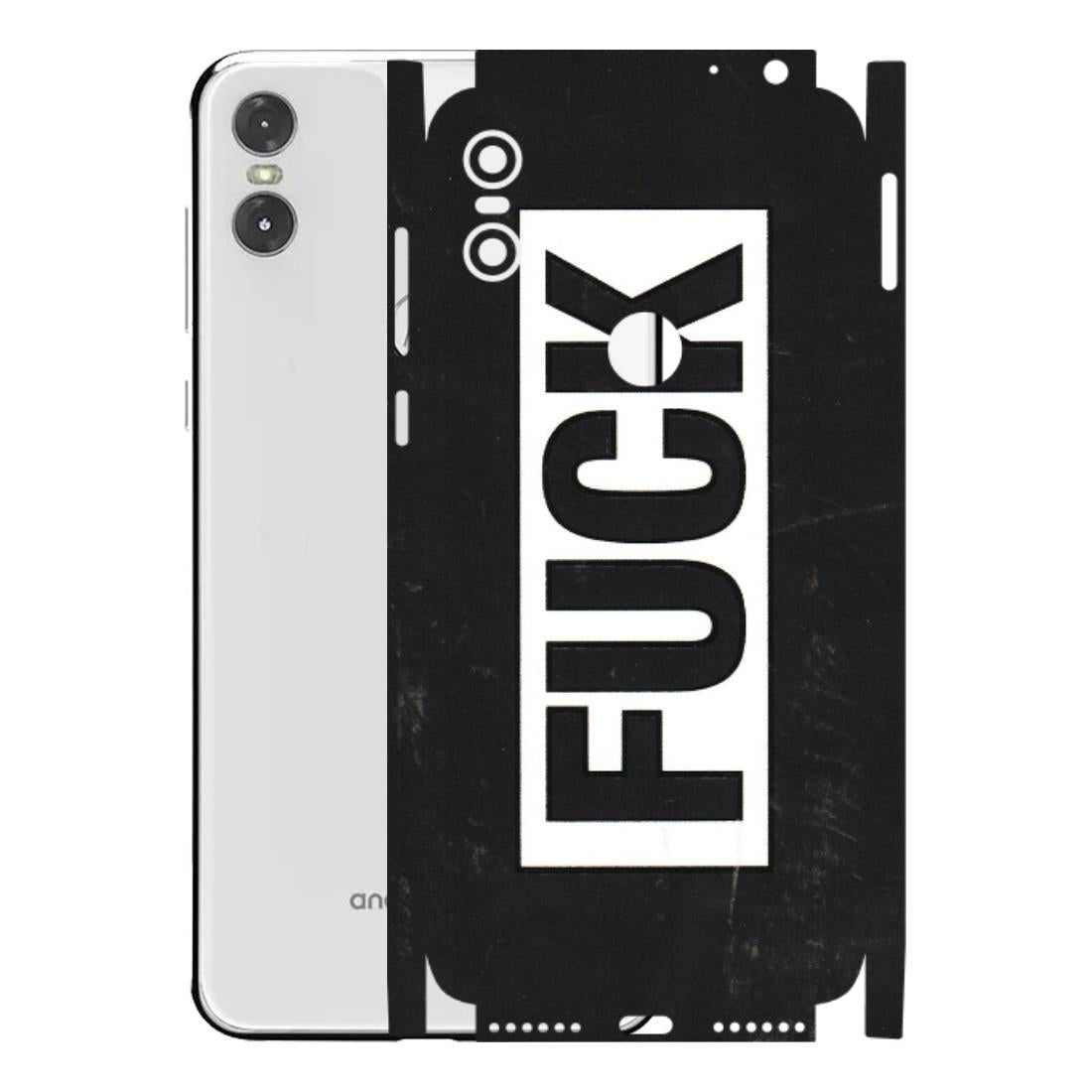 Motorola Phone Skins (All Models) - The F Word - 3D Embossed Finish (L-255) Motorola Moto One