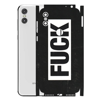 Motorola Phone Skins (All Models) - The F Word - 3D Embossed Finish (L-255) Motorola Moto One