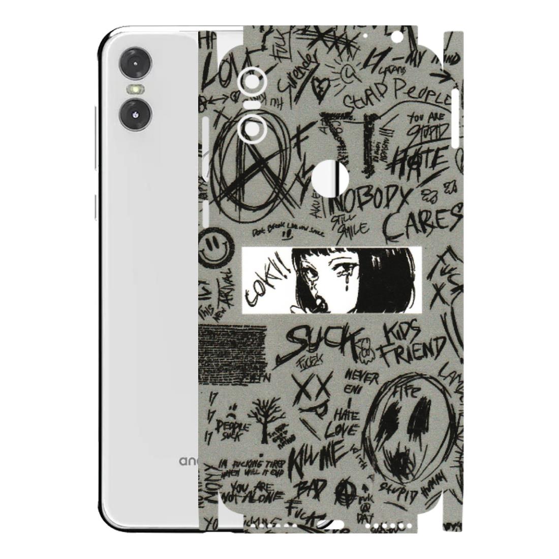 Motorola Phone Skins (All Models) - Never Have Love Anime - 3D Embossed Finish (L-260) Motorola Moto One