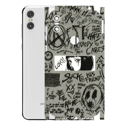 Motorola Phone Skins (All Models) - Never Have Love Anime - 3D Embossed Finish (L-260) Motorola Moto One