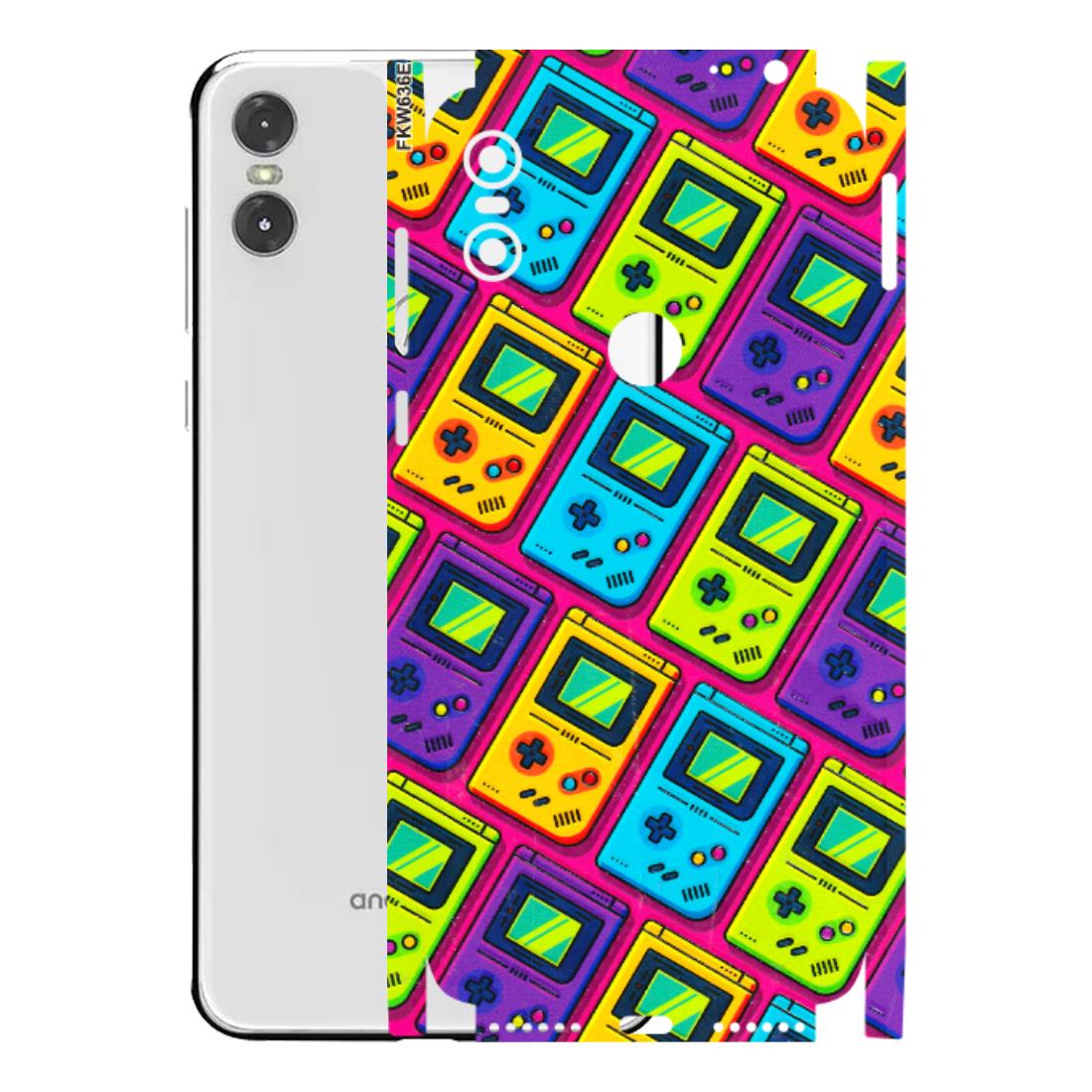 Motorola Phone Skins (All Models) - Gameboy Colourful - 3D Embossed Finish (L-266) Motorola Moto One