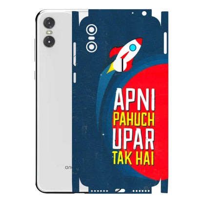 Motorola Phone Skins (All Models) - Apni Pahuch Upar Tak Hai - 3D Embossed Finish (L-276) Motorola Moto One